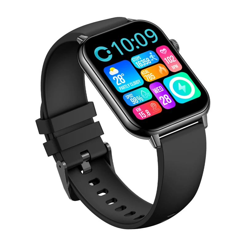COLMI C28 Smartwatch - Μαύρο Σιλικόνης