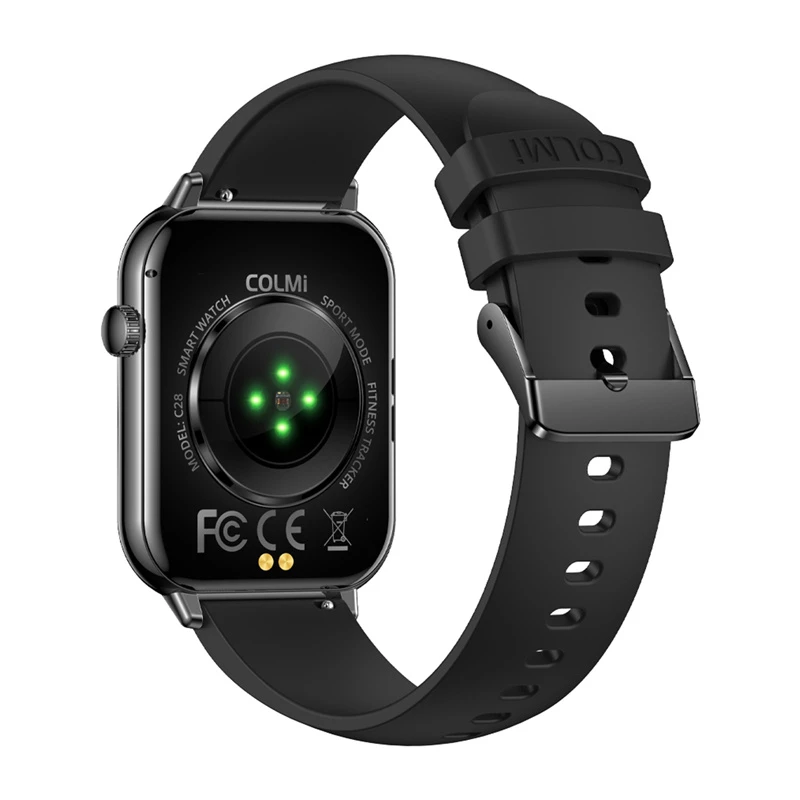 COLMI C28 Smartwatch - Μαύρο Σιλικόνης