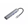 Conceptronic 4-in-1 USB-C Hub Dock με 2x USB-C, 2x USB-A και 100W PD - Γκρι