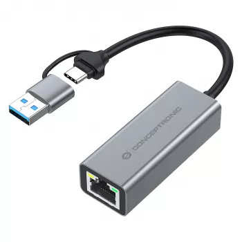 Conceptronic ABBY08G Gigabit Προσαρμογέας Δικτύου USB 3.0