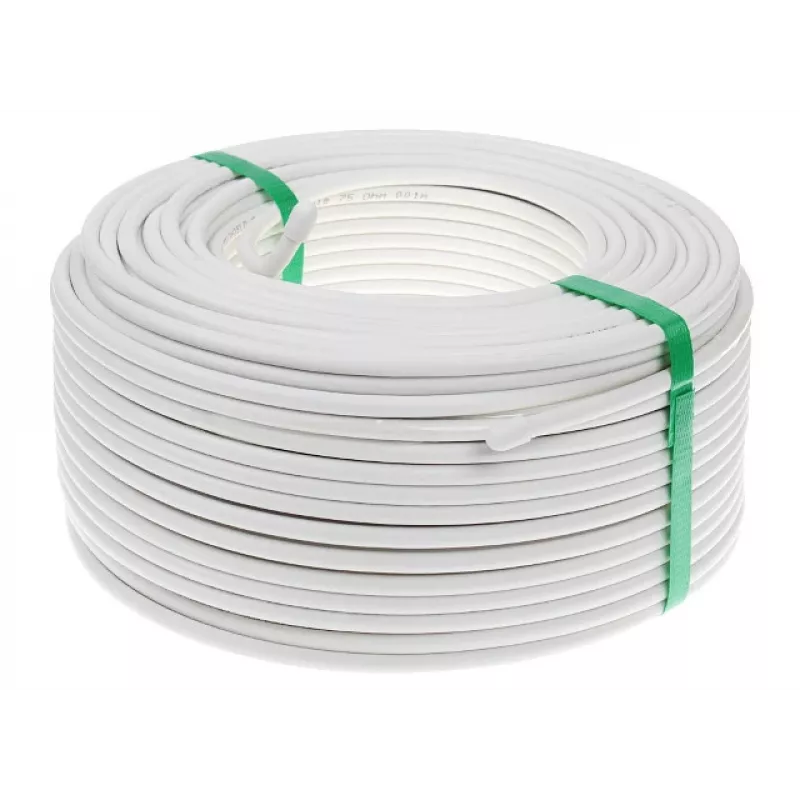 CONOTECH NS100 Trishield Ομοαξονικό καλώδιο 1m Λευκό 75 Ohm Τριπλά θωρακισμένο