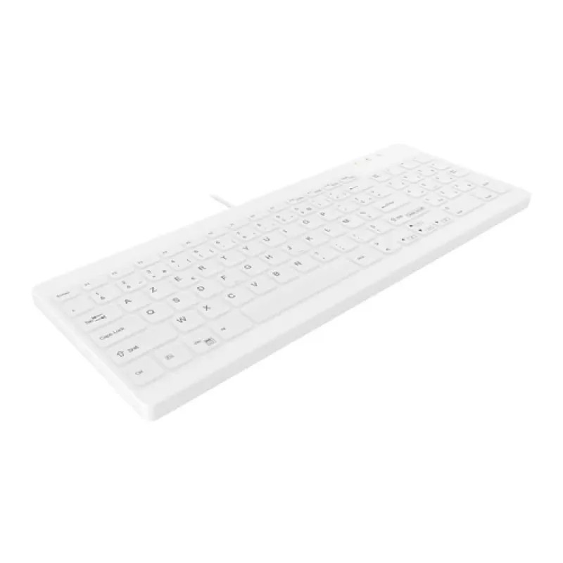 Contour ACTIVE KEY Hygiene Compact Ultraflat Ενσύρματο Πληκτρολόγιο USB Μαύρο (AK-C7012F-UVS-W/FR)