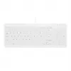 Contour ACTIVE KEY Hygiene Compact Ultraflat Ενσύρματο Πληκτρολόγιο USB Μαύρο (AK-C7012F-UVS-W/FR)