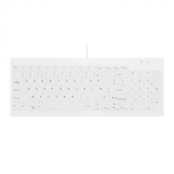 Contour ACTIVE KEY Hygiene Compact Ultraflat Ενσύρματο Πληκτρολόγιο USB Μαύρο (AK-C7012F-UVS-W/FR)
