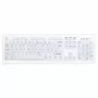 CONTOUR DESIGN Active Key AK-C8100 ασύρματο υγιεινό πληκτρολόγιο, πλήρους μεγέθους, RF, μεμβράνης, πλήρως στεγανό, USB, QWERTZ, λευκό