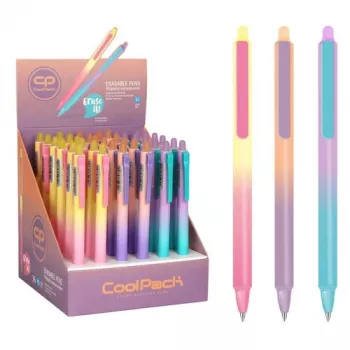 COOLPACK Gradient Light Ανασυρόμενος σβηστήρας στυλό 0,5 mm μαύρο μελάνι