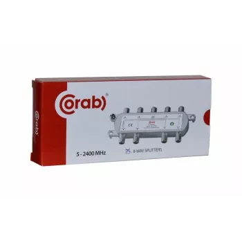 CORAB Διανομέας 8 εξόδων 5-2400 MHz με DC pass