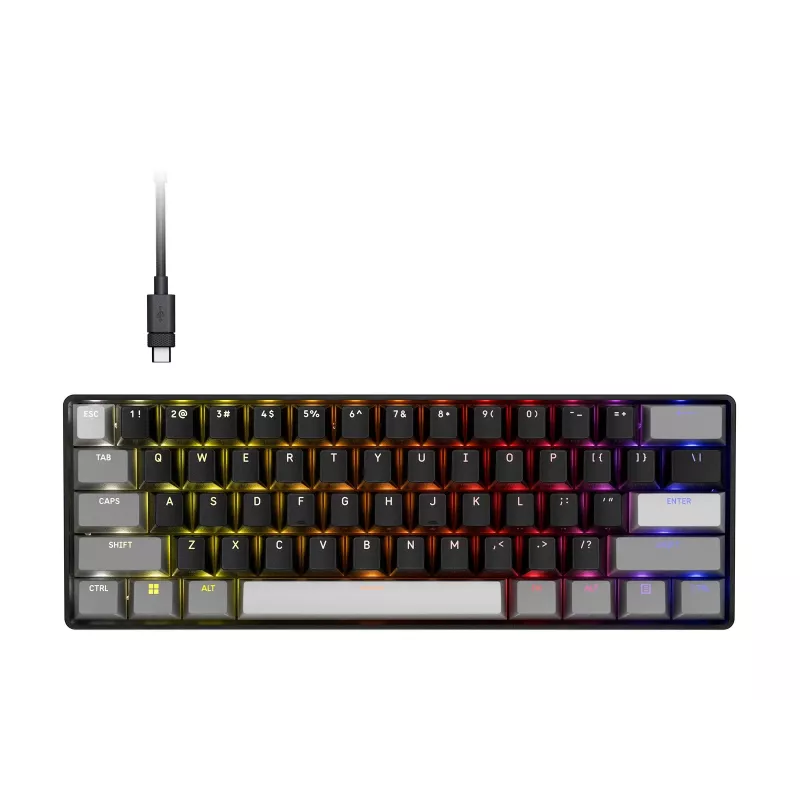 CORSAIR CLIPPER PRO MINI 60 Hall Effect Πληκτρολόγιο Gaming Μαύρο