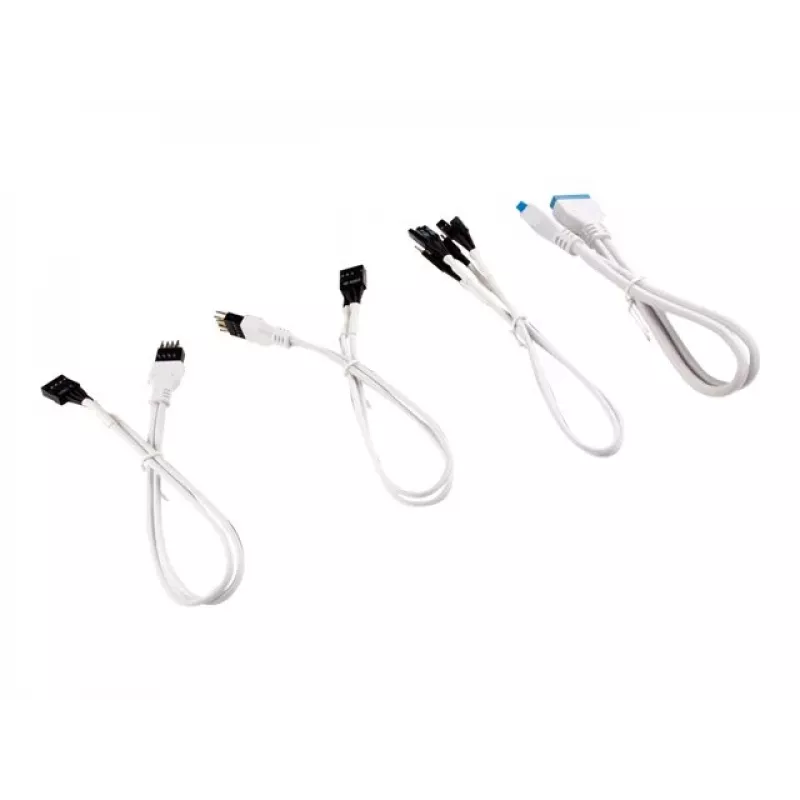 Corsair Premium Sleeved Front Panel Extension Kit - 30cm (Μαύρο)