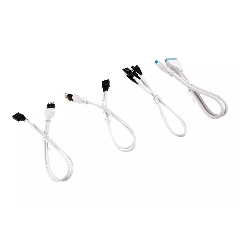 Corsair Premium Sleeved Front Panel Extension Kit - 30cm (Μαύρο)