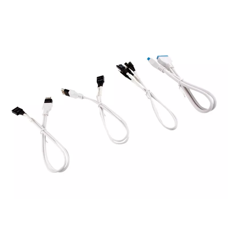 Corsair Premium Sleeved Front Panel Extension Kit - 30cm (Μαύρο)