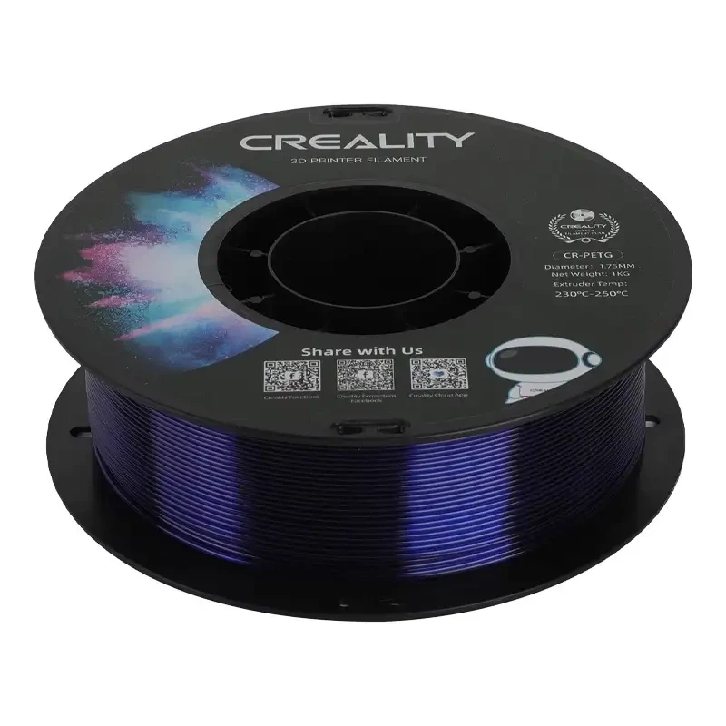 CR-PETG Filament Creality (διάφανο μπλε)