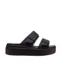 Crocs Brooklyn Low Wedge Σανδάλια Γυναικεία Μαύρο EU 38-39