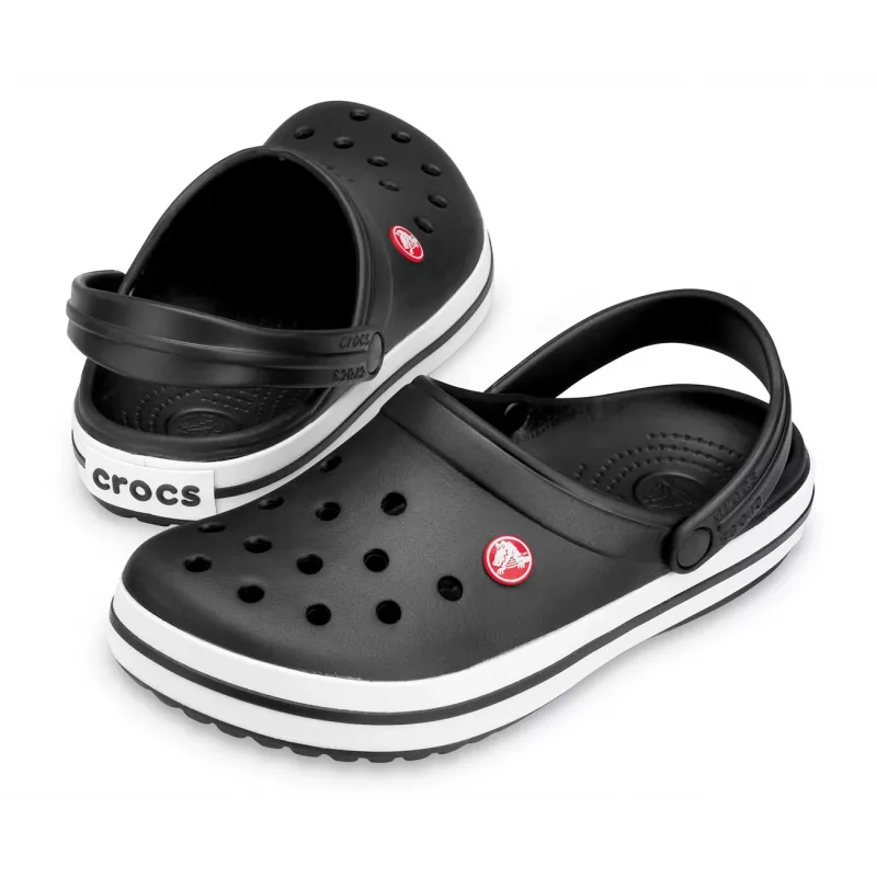 Crocs Crocband clogs unisex μαύρο, λευκό
