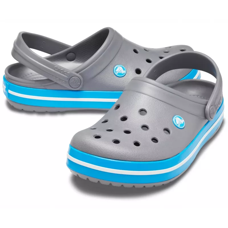 Crocs Crocband Clogs unisex γκρι, μπλε, λευκό