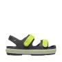 Crocs Crocband Cruiser Παιδικά Σανδάλια Γκρι Γραφίτη Κίτρινο Μέγεθος 30-31