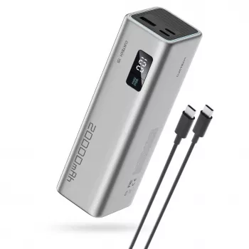 Cuktech CUKP200XGLGR 20000 mAh 100W Power Bank Γκρι