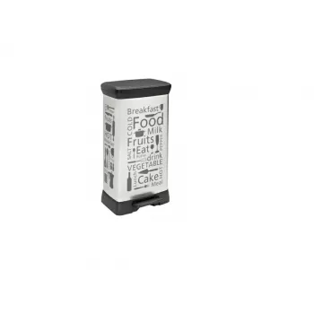 CURVER κάδος απορριμμάτων με πετάλι 50L / IML Kitchen Silver