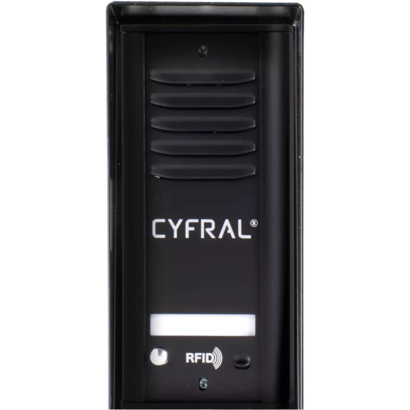 CYFRAL COSMO 1-Tenant Κιτ Θυροτηλεφώνου Μαύρο
