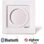 DANFOSS DEVI DEVIreg Display Connect Προγραμματιζόμενος έξυπνος θερμοστάτης με έλεγχο μέσω εφαρμογής, οθόνη αφής, Polarweiß (RAL 9016)