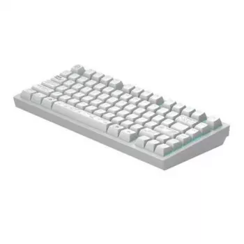 Dark Project ALU81A Terra Nova White μηχανικό πληκτρολόγιο, G3MS Moonstone Switch, US ANSI