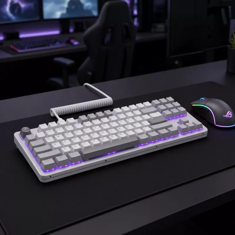 Dark Project ALU87A Daylight Πληκτρολόγιο, G3MS Zircon Switch, RU