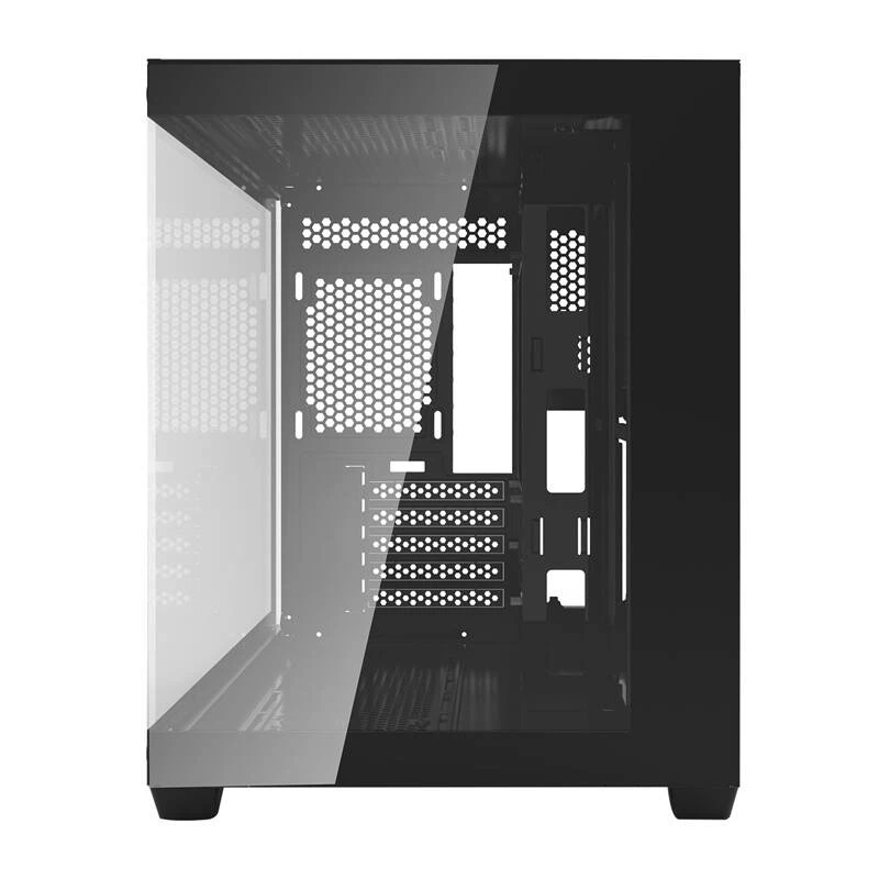Darkflash C285MP Mid-Tower κουτί PC, πλαϊνό από σκληρυμένο γυαλί, ATX, Μαύρο