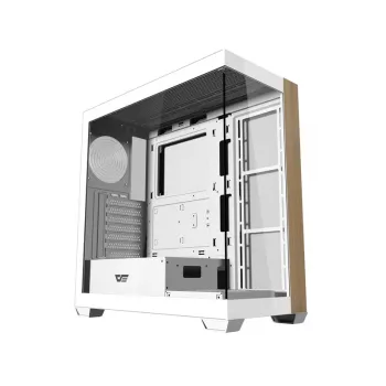 Darkflash DS900W Λευκό κουτί υπολογιστή Mid-Tower, ATX, σκληρυμένο γυαλί, χωρίς ανεμιστήρες