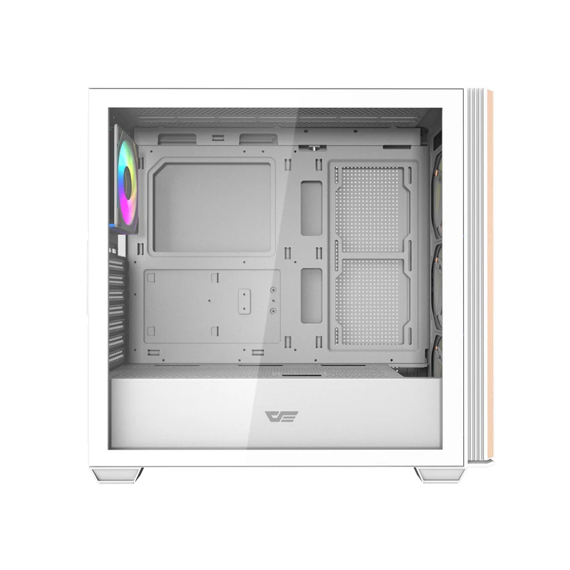 DARKFLASH DS900WS Mid Tower λευκό κουτί με 4 ανεμιστήρες ARGB
