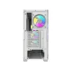DARKFLASH DS900WS Mid Tower λευκό κουτί με 4 ανεμιστήρες ARGB