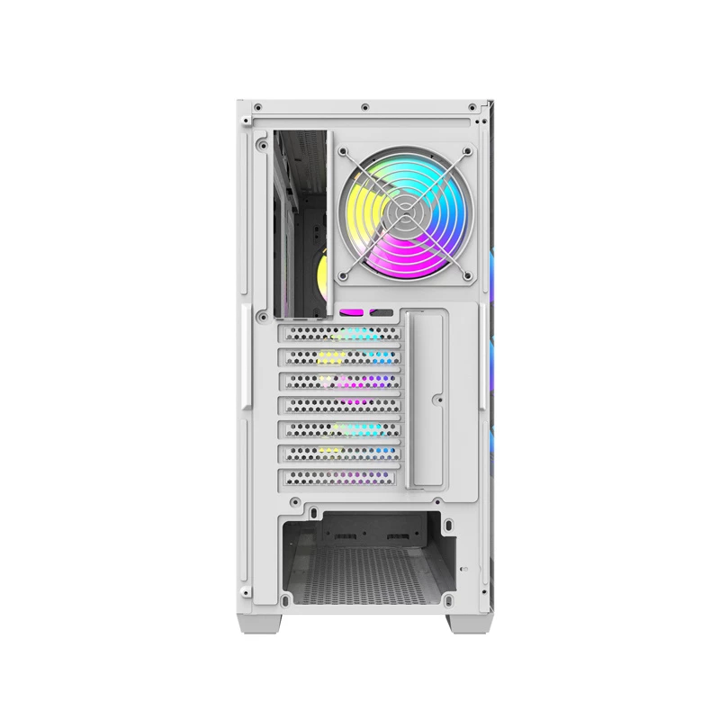 DARKFLASH DS900WS Mid Tower λευκό κουτί με 4 ανεμιστήρες ARGB