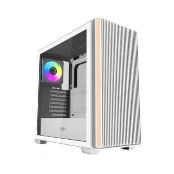 DARKFLASH DS900WS Mid Tower λευκό κουτί με 4 ανεμιστήρες ARGB