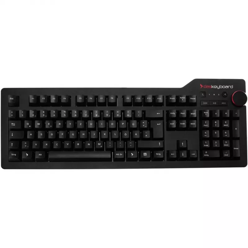 Das Keyboard 4 Professional Μηχανικό Πληκτρολόγιο, Γερμανικό Layout, Cherry MX Brown, Μαύρο