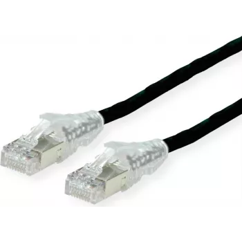 Dätwyler Cat.6 U/UTP LS0H καλώδιο patch, RJ45 AMP v2, μαύρο, 20 m