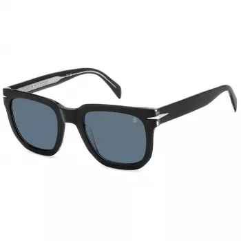 DAVID BECKHAM DB-7118-S-7C5 ανδρικό ορθογώνιο γυαλί ηλίου ασετάτ Havana καφέ 52mm
