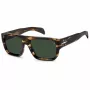 DAVID BECKHAM DB-7132-S-WR9 Ορθογώνια γυαλιά ηλίου ασετάτ Havana/καφέ 56/18/140 mm