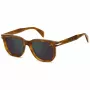 DAVID BECKHAM DB-7133-S-C9B ορθογώνιο γυαλί ηλίου Havana καφέ 52mm