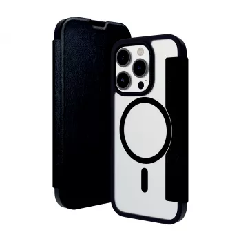 DBRAMANTE1928 Helsinki MagSafe Θήκη για iPhone 15 Pro Max - Μαύρο/Διαφανές HE67CLBL1883