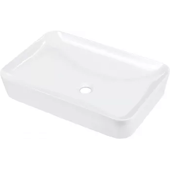 DEANTE Κεραμικός νιπτήρας επιτραπέζιος 60x40 cm Λευκό Γυαλιστερό