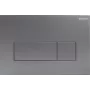 DEANTE Πλάκα πλύσης για εντοιχιζόμενα καζανάκια - Slim, ασημί, για Cersanit AQUA