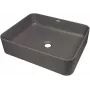 DEANTE Νεροχύτης γρανίτη πάγκου μαύρο 620x440mm
