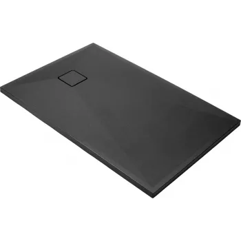 DEANTE Ορθογώνια γρανιτένια λεκάνη ντους 1200x900 mm Μαύρο