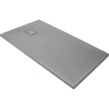 DEANTE Ορθογώνια γρανιτένια ντουσιέρα 140x70 cm ανθρακί