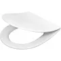 DEANTE Κάθισμα τουαλέτας Slim Soft-Close Σχήμα D Λευκό Duroplast