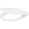 DEANTE Slim Κάθισμα τουαλέτας Soft-Close - Duroplast, Λευκό, Σχήμα D, Quick Release