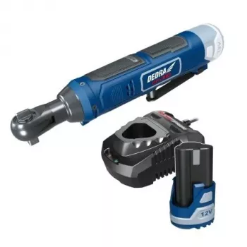 DEDRA Μπαταριοκατσαβίδι Γωνιακό 12V 3/8 ίντσες 1x2,0Ah