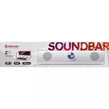 defender SOUNDBAR Z11 6W LED λευκή soundbar