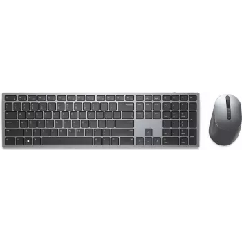 Dell KM7321W Premium ασύρματο σετ πληκτρολογίου και ποντικιού - RF 2,4 GHz & Bluetooth 5.0, Full-Size, Titan Gray 02HHJ