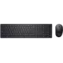 Dell Pro Ασύρματο Πληκτρολόγιο και Ποντίκι Combo KM5221W-US (Μαύρο)