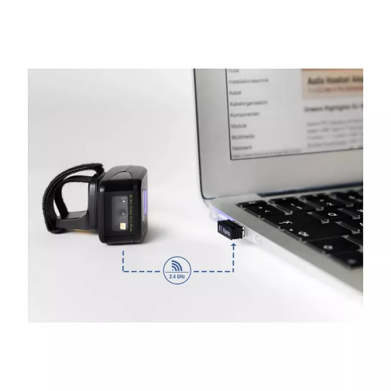 DeLOCK 90508 Φορητός Σαρωτής Barcode 1D/2D με USB, 2,4 GHz RF και Bluetooth 4.1